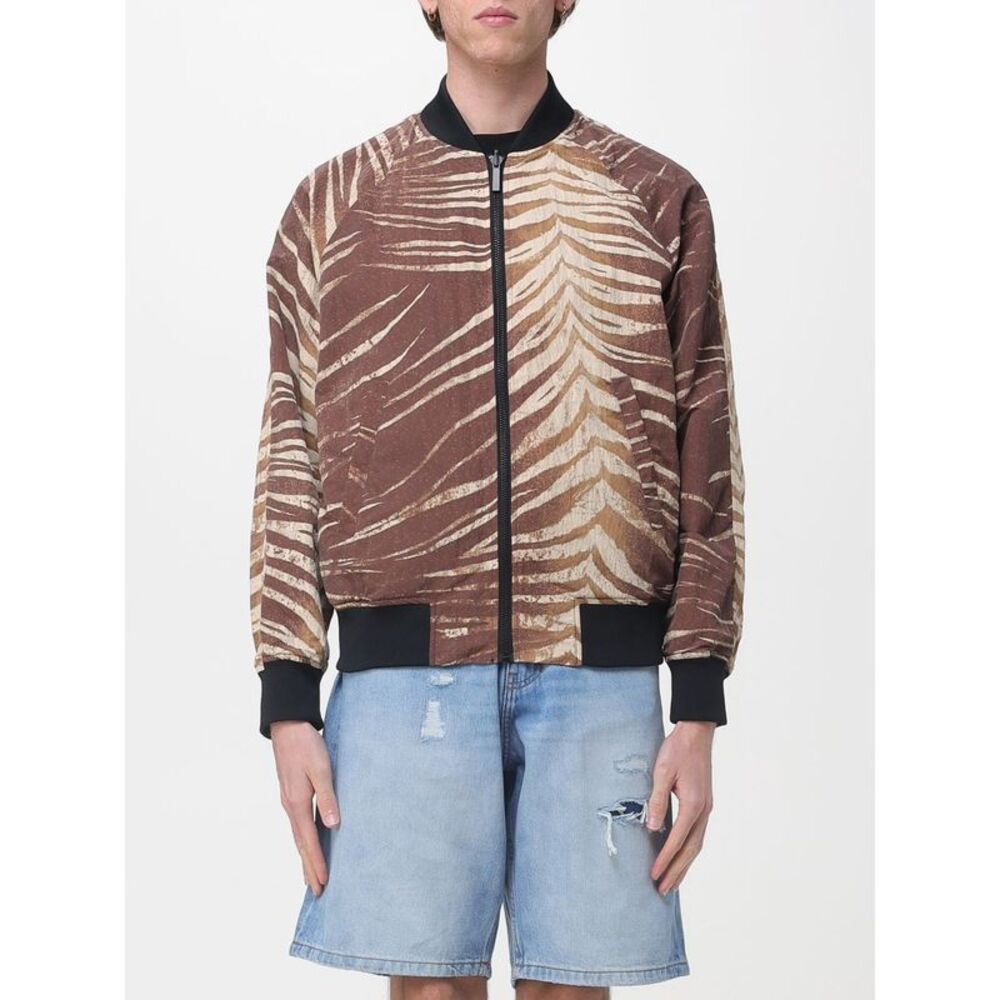 Just Cavalli Men Reversible Nylon Bomber Jacket Just Cavalli